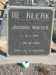 KLERK Jacobus Wouter, de 1915-1976
