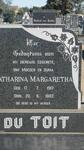 TOIT Catharina Margaretha, du 1917-1982