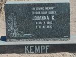 KEMPF Johanna C. 1907-1977
