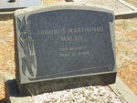 MALAN Jacobus Marthinus 1893-1978