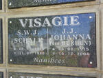 VISAGIE S.W.J. 1915-1980 & J.J. BURDEN 1915-2004