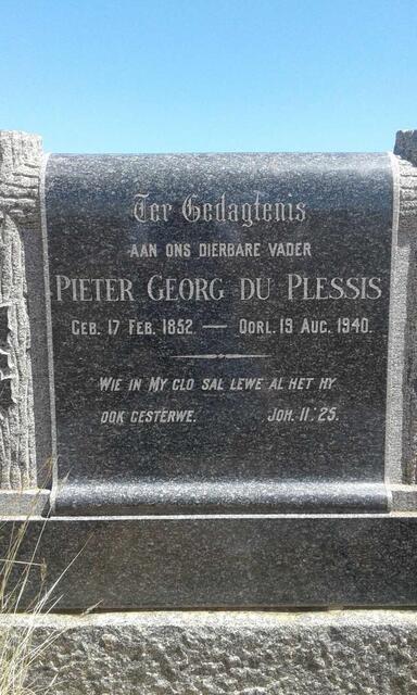 PLESSIS Pieter Georg, du 1852-1940