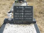 KARELSE Fieland Lesley 1958-2001