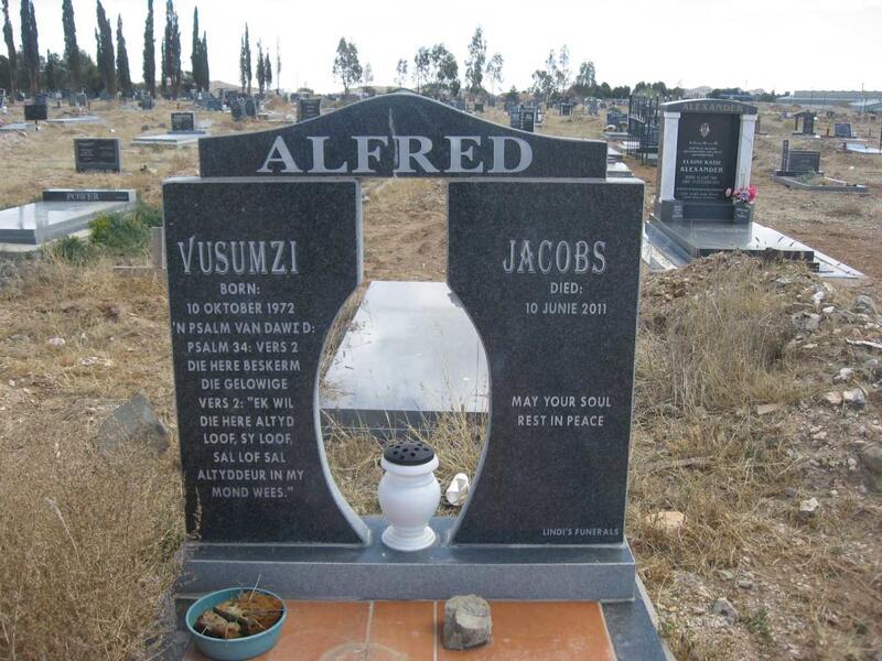 JACOBS Alfred Vusumzi 1972-2011