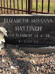 HATTINGH Paul Bester 1934-2013 & Elizabeth Susanna SLABBERT 1938 -2013
