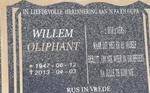 OLIPHANT Willem 1947-2013