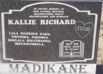 MADIKANE Kallie Richard 1942-2016