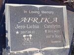 AFRIKA Jero-Lichia Catelynn 2007-2012