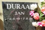 DURAAN Jan 1934-2005
