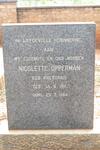 OPPERMAN Nicolette nee PRETORIUS 1911-1964