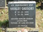 GREGORY Shirley 1934-2006