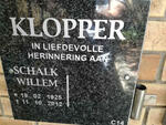 KLOPPER Schalk Willem 1925-2012