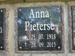 PIETERSE Anna 1918-2015
