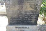 HONIBALL William Joseph 1880-1964 & Margarita Albertha 1893-1972