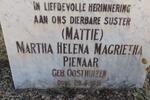 PIENAAR Martha Helena Magrietha nee OOSTHUIZEN -1951