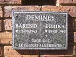 DEMINEY Barend 1963- & Eurika 1960-