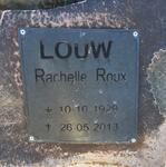 LOUW Rachelle Roux 1929-2013