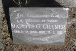 GILLMER Matthys G. 1888-1961