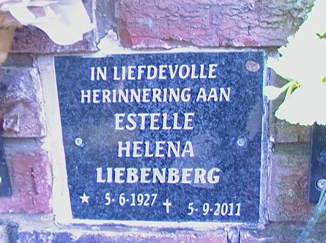 LIEBENBERG Estelle Helena 1927-2011
