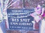 SMIT E.M.M. nee LUDUKE 1938-2013