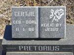 PRETORIUS Gertjie 1986-1986