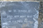 EMSLIE W.B. -1937