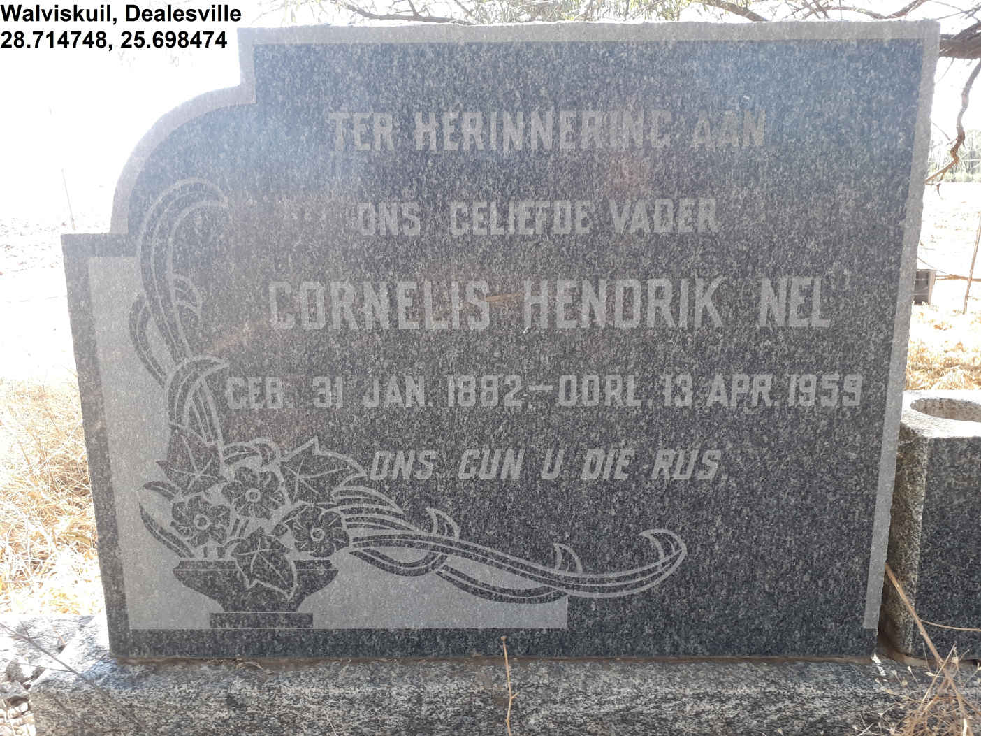 NEL Cornelis Hendrik 1882-1959