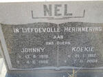 NEL Johnny 1916-1996 & Koekie 1912-2004