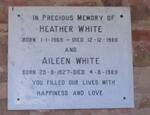 WHITE Heather 1968-1988 :: WHITE Aileen 1927-1989