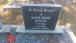 DIXON Alice Mary 1924-2014
