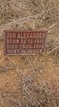 ALEXANDER Jan 1945-2008