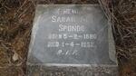SPONDO Sarah Ann 1880-1952