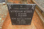 WEBBER Wyndham 1916-2006 & Irene Myrtle MOLL 1920-2010