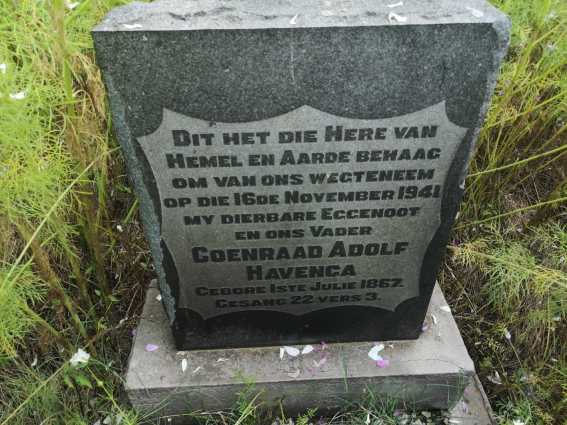 HAVENGA Coenraad Adolf 1862-1941