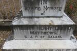 MATTHEWS William Henry Dawson -190?  & Margaret Ann -1908