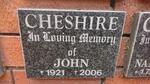 CHESHIRE John 1921-2006