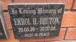 BRUTON Errol H. 1928-2008