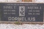 CORNELIUS Daniel T. 1895-1962 & Martha J. 1893-1956