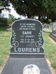 LOURENS Sarie nee LE GRANGE 1925-1999