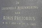 PRETORIUS Kobus 1958-1995