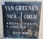 GREUNEN Nick, van 1930-2010 & Girlie 1934-