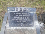 BROWN Margaret S.M. nee KITCHING 1888-1981