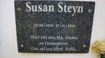 STEYN Susan 1935-2018
