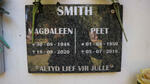 SMITH Peet 1950-2018 & Magdaleen 1948-2020