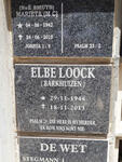 LOOCK Elbe nee BARKHUIZEN 1944-2013
