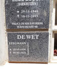 WET Stegmann, de 1934-2018