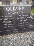 OLIVIER Philip 1924-1999 & Sannie 1927-2011