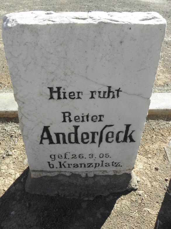 ANDERFECK ? -1905