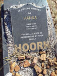 HOORN Hanna 1938-2019