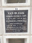 BLERK Simon Petrus, van 1926-2017 & Elfrieda ANGERMANN 1933-